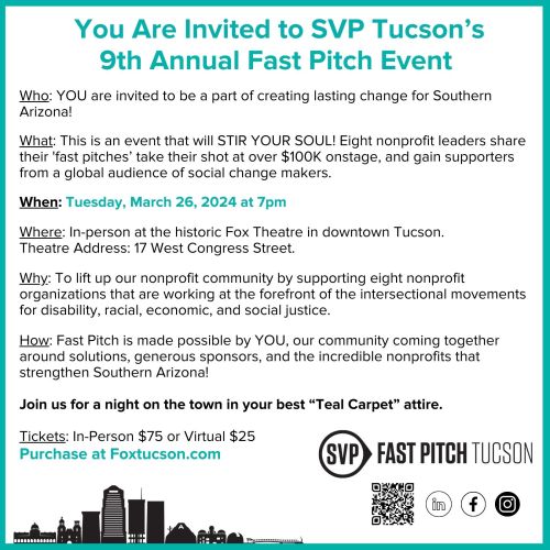 You're Invited to the 9th Annual Fast Pitch Event!